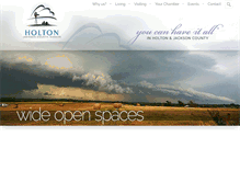 Tablet Screenshot of exploreholton.com